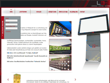 Tablet Screenshot of l3-lichtwerbung.at